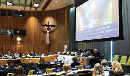 結核、NCDsに関する国連総会ハイレベル会合で演説